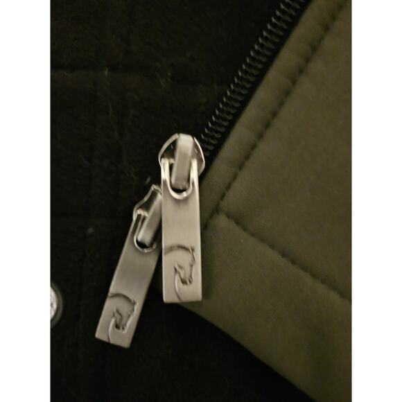 Arista Equestrian Soft Shell Vest Olive Green Full Zip Embroidered riding Sz Med - Picture 10 of 12